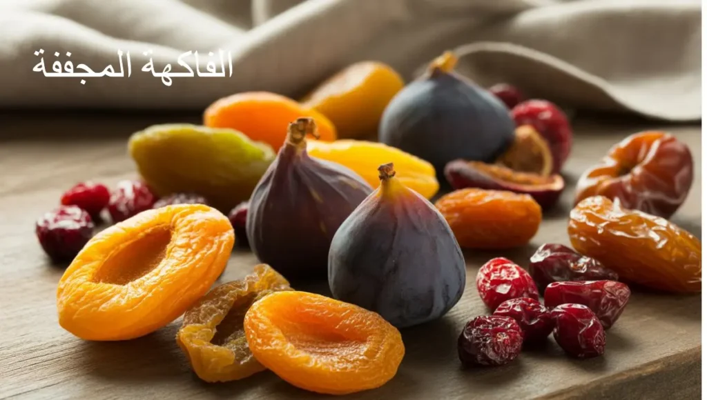 انواع الفواكه المجففة بالصور